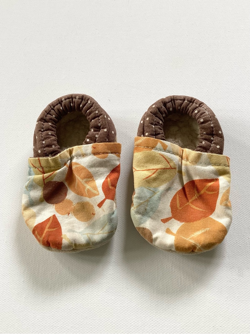 Bison Booties Autumn Leaf Soft Sole Baby Shoes
